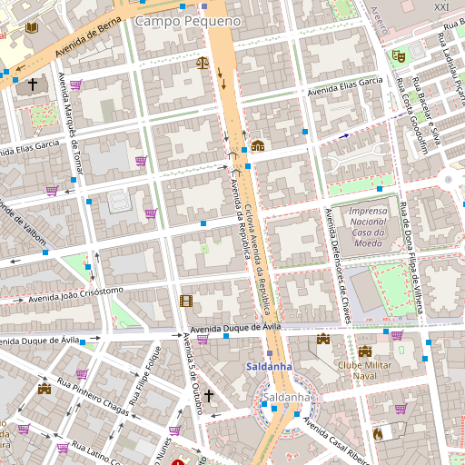 Map of Lisbon office
