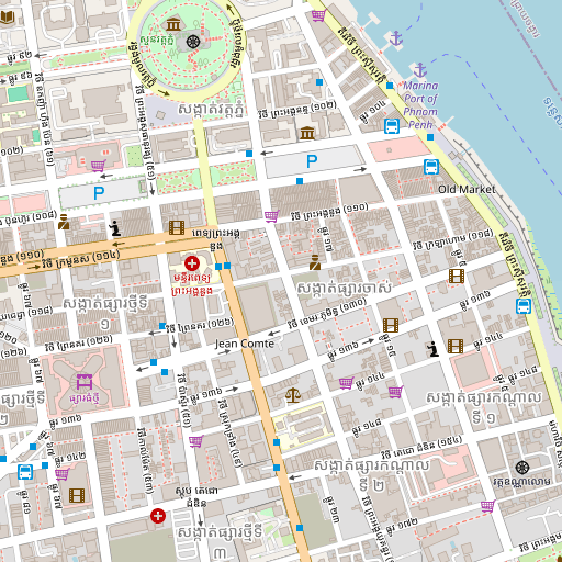 Map of Phnom Penh office