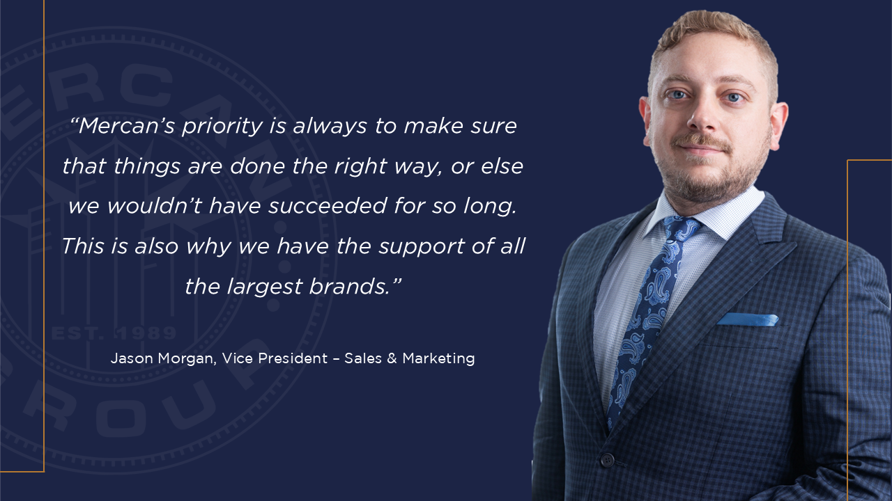 Mercan Group - Jason Morgan, Vice President Sales &Amp; Marketing: We Have A Product That Is Focused On Safety, And We Have A Long Track Record In The Industry Mercan group - jason morgan, vice president sales & marketing: we have a product that is focused on safety, and we have a long track record in the industry